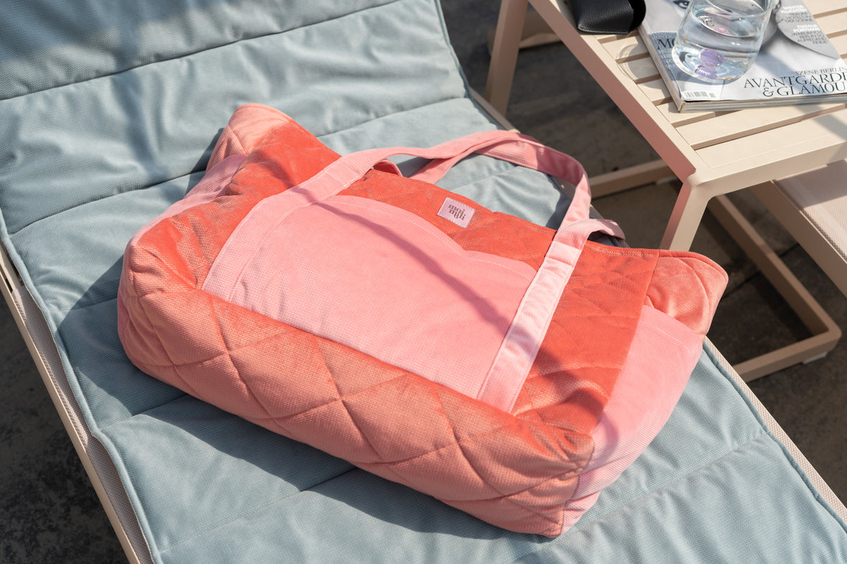 Candy - Weekend bag, sammet och canvas