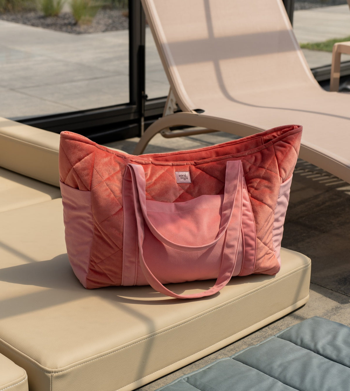 Candy - Weekend bag, sammet och canvas