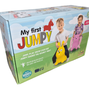 JUMPY – hoppdjur för små barn - brun älg