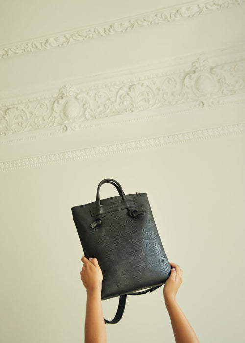 Minimal Leather Backpack ALICE ARM