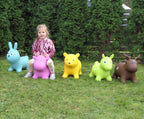 JUMPY – hoppdjur för små barn - ljusblå häst