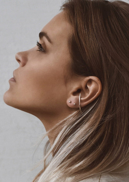 Radius Earrings - Silver