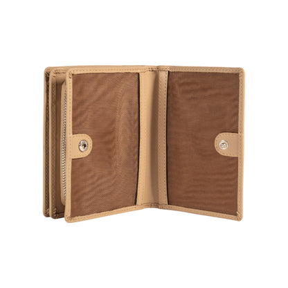 Vittori - damplånbok i italienskt läder, beige