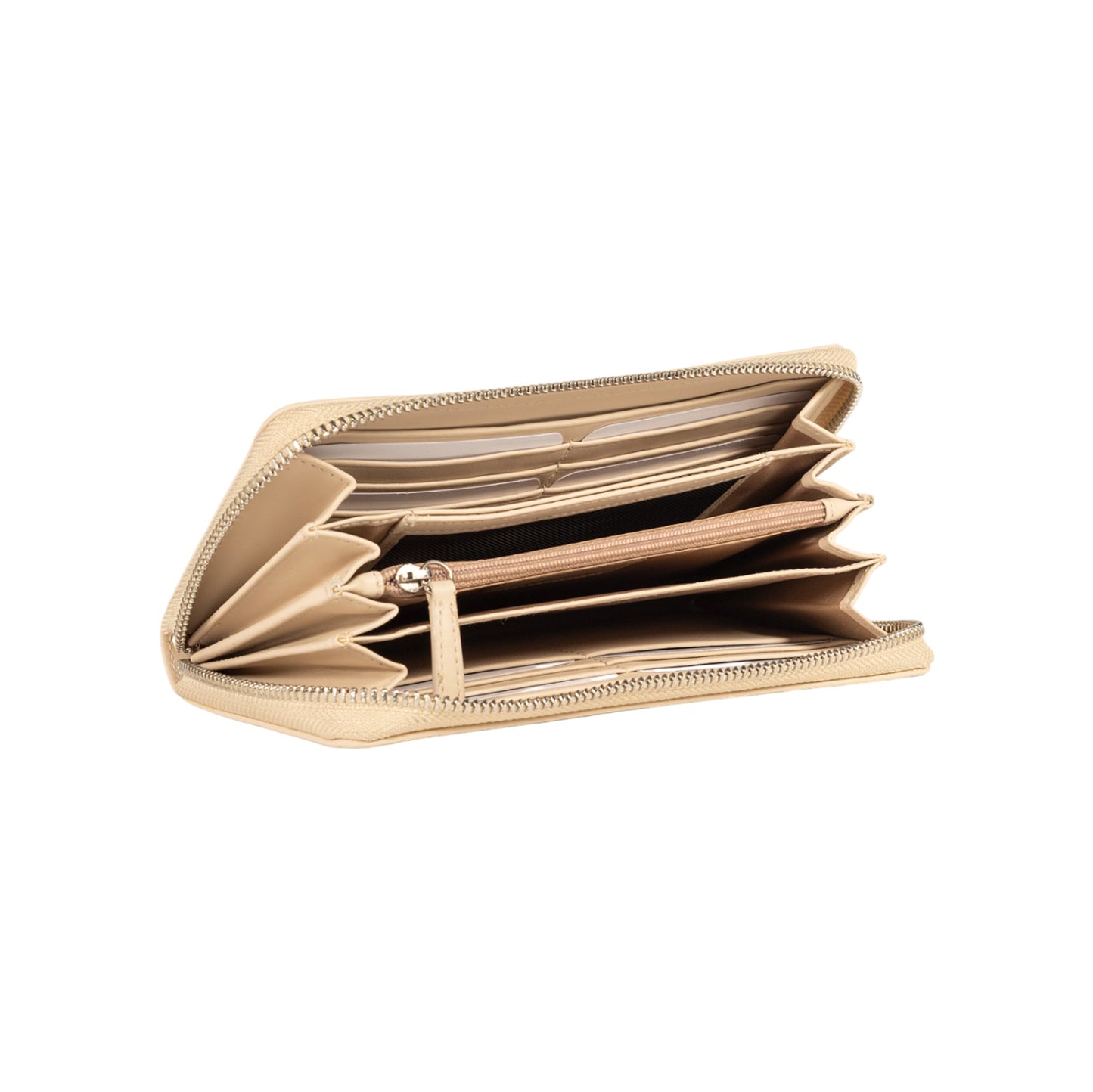 Vittoria - damplånbok i italienskt läder, beige