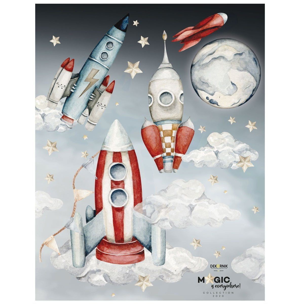 Future Sky Wallstickers Set