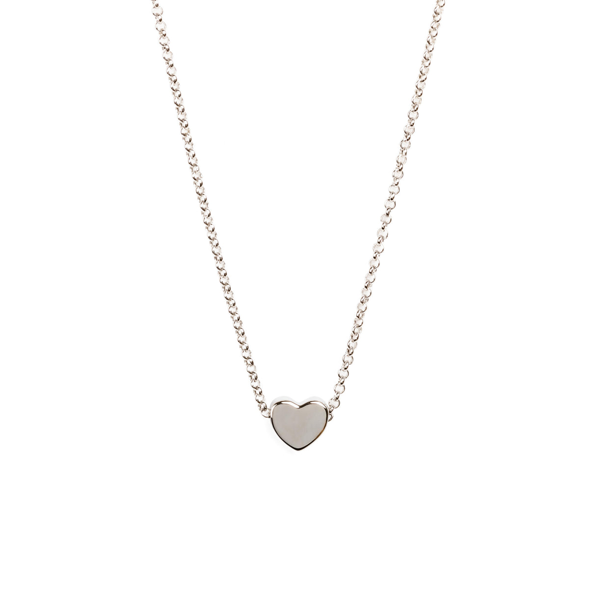 Heart Choker - Rose Gold and Silver