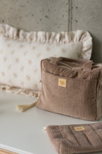 Make-Up Bag Set of 2 - Latte