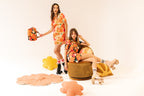 Make-Up Bag Set of 2 - Picnic With Flowers