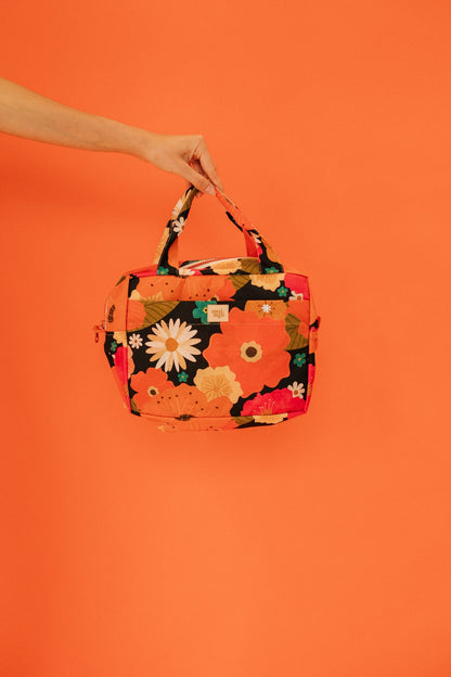 Make-Up Bag Set of 2 - Picnic With Flowers