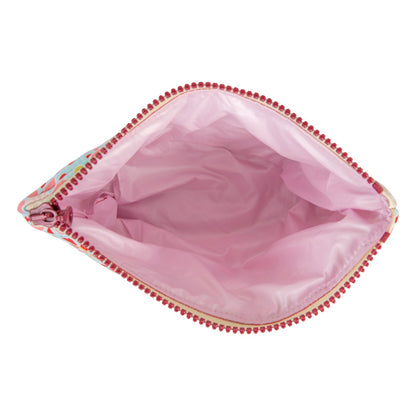 Make-Up Bag Set of 2 - Red Flowers
