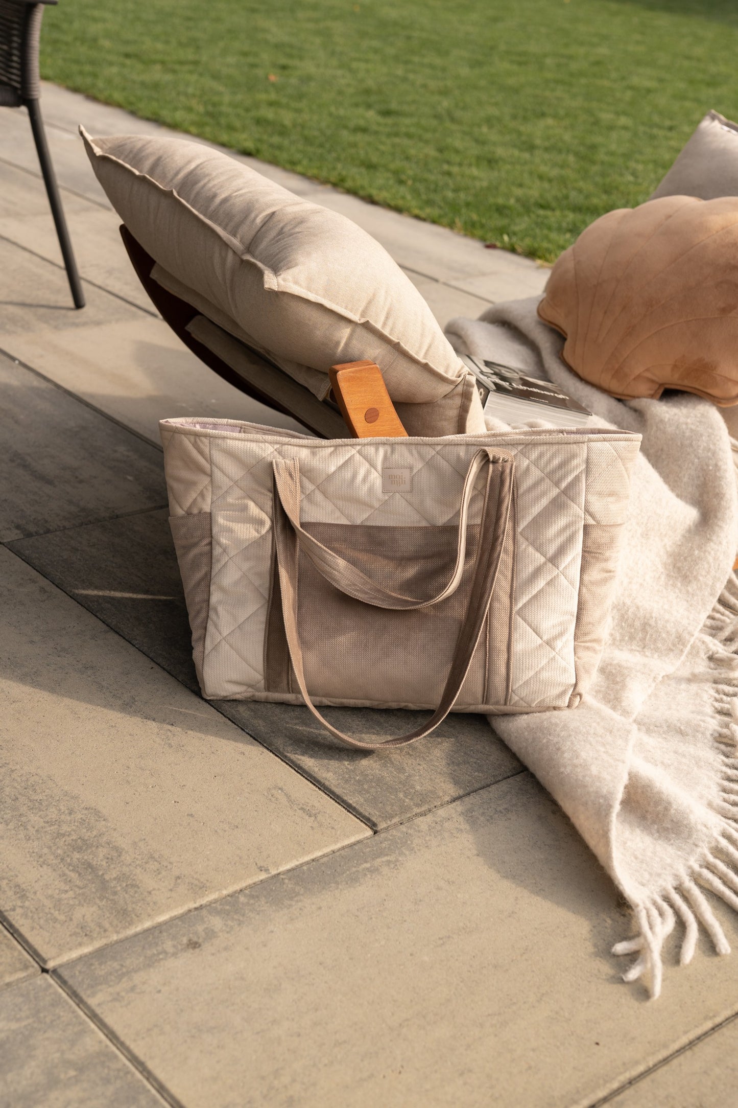 Mom / Weekender Bag - Beige