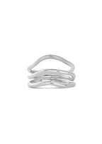 Reef Break Wave Ring - Silver