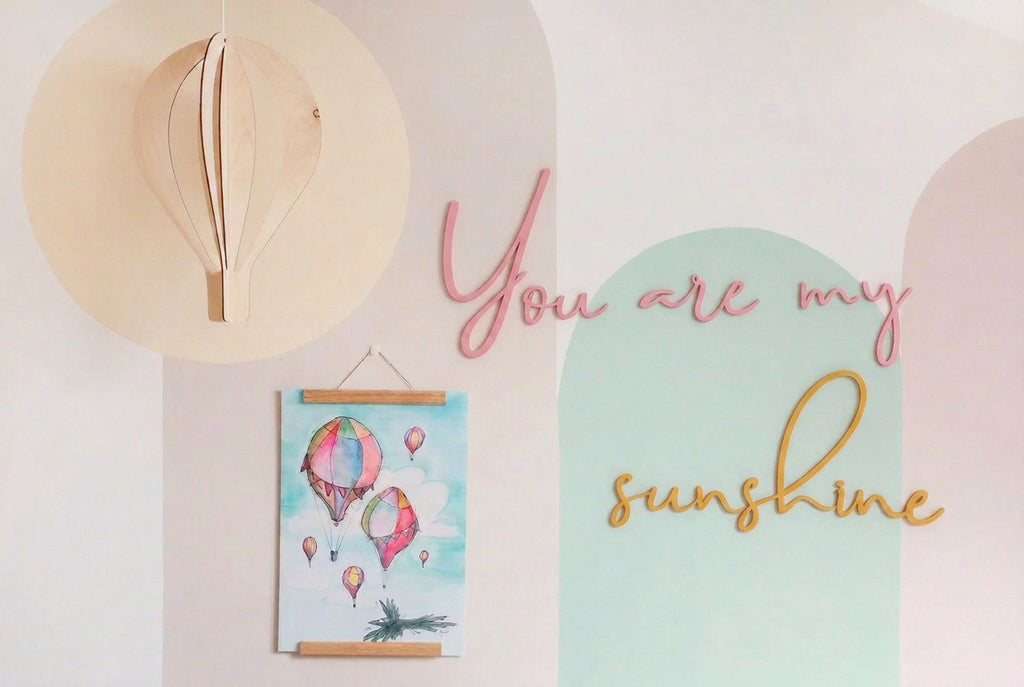 Wooden Wall Sign - You Are My Sunshine